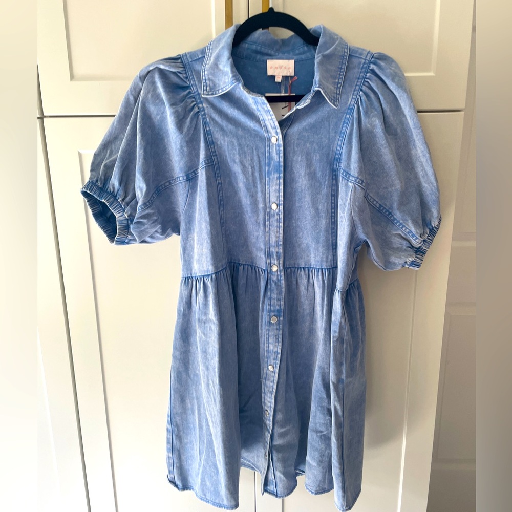 Denim Short Dress / Jean Short Dress